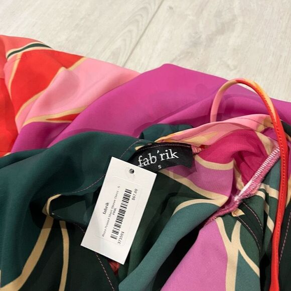 Fabrik Rosa printed short sleeve dress size S - Picture 4 of 6